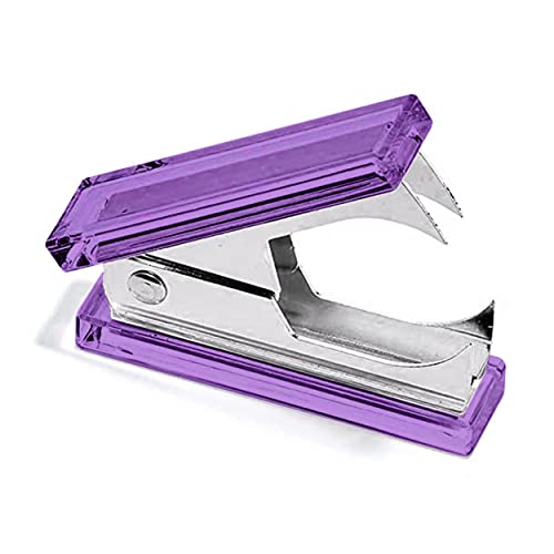 OfficeGoods 3-Piece Acrylic Desk Set, Purple with Silver Metal - color: Purple