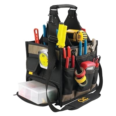 CLC Custom LeatherCraft 1528 Large Electrical and Maintenance Tool Carrier, Black - style: 11-inch Toolbox