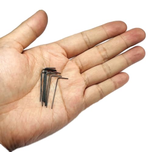 10pcs 0.035 Allen Wrench sets,0.035 inch Allen Wrench,0.035 Hex Key,0.035 Hex Wrench allen key Door Key L Shaped hex wrench set with Long Arm.Black (10pcs 0.035 Hex Key) - size: 10pcs 0.035 Hex Key