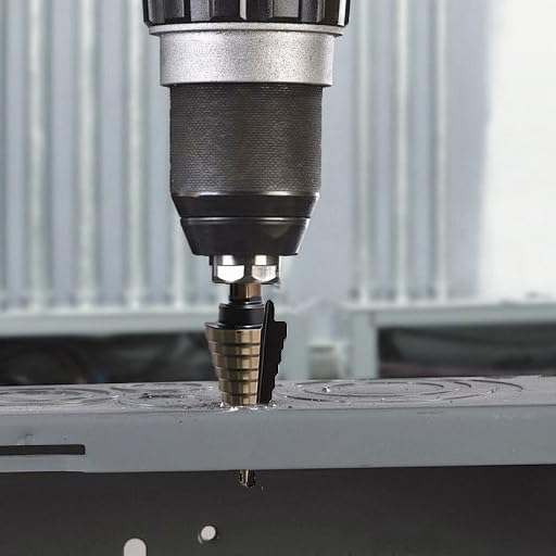 Step Drill Bit Set 5Pcs, HSS Step Drill Bits 50 Sizes - style: 5PC
