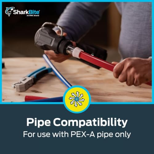 SharkBite 1-1/2 Inch 90 Degree Expansion Elbow for PEX-A Pipe, Pack of 10, Plastic Plumbing Fittings for PEX-A Tubing, UA0241 - size: 1-1/2 in., Pack of 10