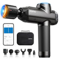 RENPHO Power+ Thermacool Massage Gun with Heat and Cold - color: Soot-black