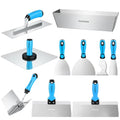KEZERS 10-Piece Drywall Hand Tools Kit with Trowel,Mud Pan & Hawk Kit