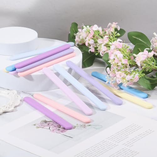 14 Pcs 7 Colors Silicones Stirrings Sticks Reusable Silicone Mixing Stick Stirrings Tools for Mixing Resin Paint Liquid