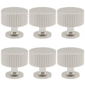 6 Pack Brushed Nickel Cabinet Knobs Drawer Pulls Dresser Knobs - color: Brushed Nickel, size: 6 Pack
