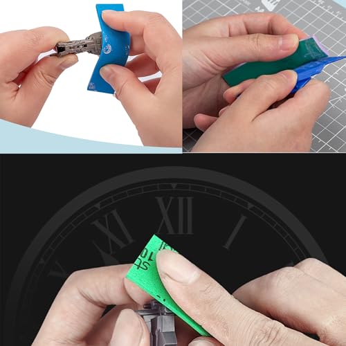 3mm Sanding Sponge 15Pc 800-2000 Grit Wet Dry for Gundam Models 3D Printing PLA