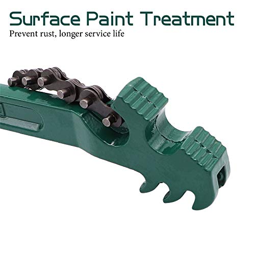 16 Inch Heavy Duty Chain Wrench with 27" Chain for 1.5"-7.5" Diameter Pipe