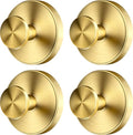 Reusable Suction Cup Hooks for Shower, Drill-Free Wall Hooks (4, Gold) - color: Gold