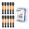toolant 8 mm Impact Hex Bit Set, 10-Piece, 2-inch - size: 8mm(10pcs)