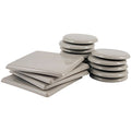 Super Sliders 5" Square and 3 1/2" Round Combo Pack Reusable Furniture Movers for Carpet, Beige (16 Pack) - color: Beige, size: 16 Pack
