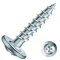#8 x 3/4" Wood Screw 500Pcs Alloy Steel Standard Thread Truss Head Fast Self Tapping by SG TZH - color: Silver - Alloy Steel, size: #8 x 3/4"