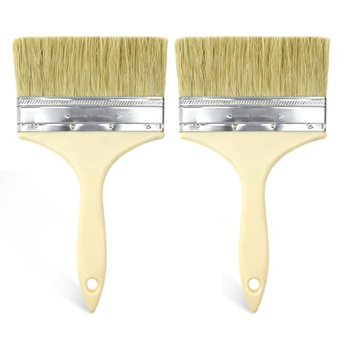 2 Pack 5-inch Deck Stain Brush - size: 2 Pack, 5”