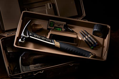 Spec Ops Tools Framing Hammer for Carpentry & Demolition, Magnetic Nail Holder, Rip Claw, Smooth Face 22 Oz - size: 22 Oz