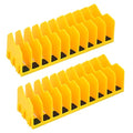 Pliers Organizer, 2-Pack 20-Slot Tool Drawer Rack, Yellow - color: Yellow, size: 2Pack