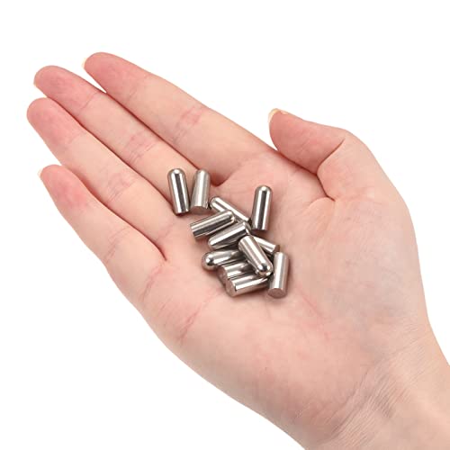 uxcell 5x14mm Dowel Pins, 5pcs 304 Stainless Steel Round Head Flat Chamfered End Dowel Pin Bunk Bed Pins Shelf Pegs Support Shelves Fasten Elements - size: 5x14mm