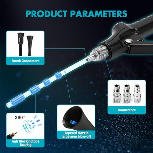 Car Cleaning Gun Detailing Interior Dryer Air Blow Gun Car Detailing Tools for