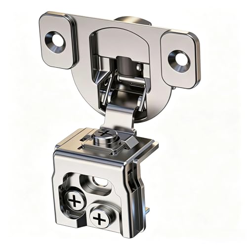 30 Pcs 1 3/8" Overlay Soft Close Cabinet Hinges 105° 3D Adjustable - size: 1-3/8"