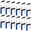 12 Pack 6 Inch Bar Clamps, F Steel Bar Clamps with Pad Protector for Welding, Woodworking and DIY Project - size: 12 Pack 6 Inch