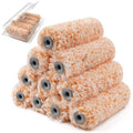 ROLLINGDOG 4 inch Small Paint Roller Sleeves - color: 10pc 4" Microfiber Roller Cover