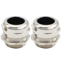 MAKERELE NPT Cable Glands 1" Nickel-Plated Brass IP68 Waterproof, 2pcs - color: Nickel-plated copper, size: 1" 2pcs BAG