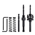 GEINXURN SDS-Plus Hole Saw Mandrel, Include 2Pcs Hole Saw Arbors with 3Pcs 1/4 Inch HSS(M2) Central Drill/2PCS Hex wrench/2Pcs Spring - size: GHSM007SDS