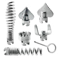 7 Pcs Drain Cleaner Snake Cutter Heads Compatible with Ridgid K50/K400