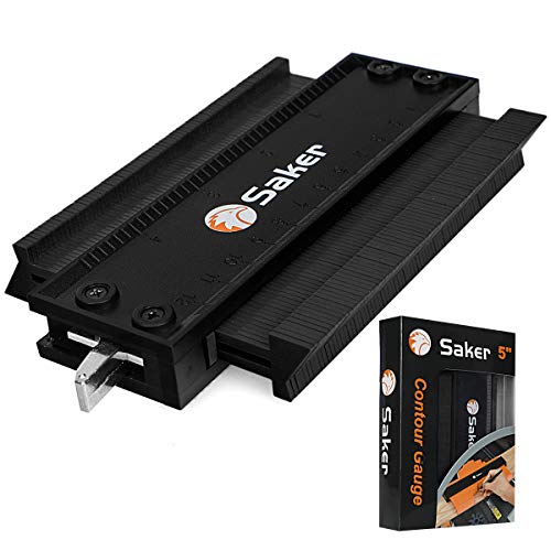 Saker Contour Gauge Profile Tool 5 Inch Black - style: 5inch Black