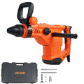 VEVOR 1-3/4" SDS-Max Rotary Hammer Drill, 13Amp Corded Drills, Heavy Duty Chipping Hammers w/Vibration Control & Safety Clutch, Electric Demolition Hammers, Power Tool For Concrete - size: 1-3/4 in