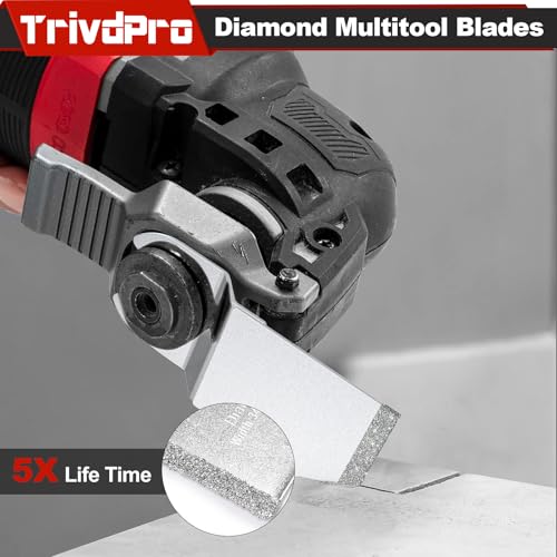 TrivdPro Grout Removal Tool Blade - 15pcs Diamond Oscillating Blade