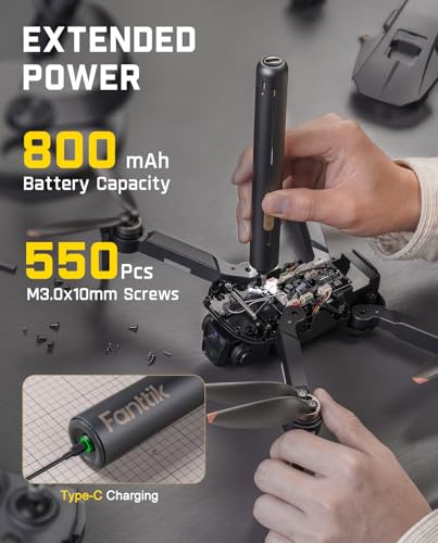 Fanttik E2 Ultra Electric Screwdriver, Screwdriver for Electronics (Grey) - color: Space Grey