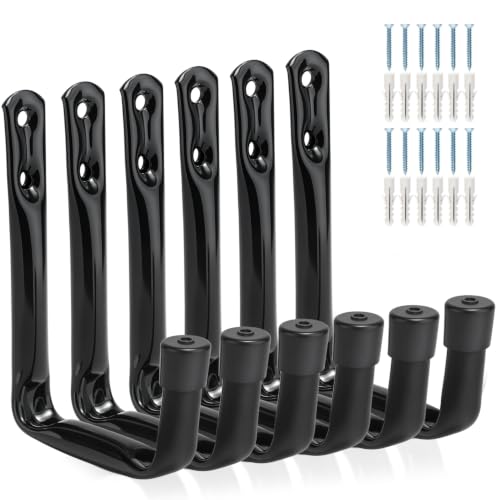 Garage Storage Hooks, Wall Mount Heavy Duty J Utility Hangers - size: 4.5Inch x 3.5Inch