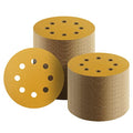 100 Pcs 5 Inch Sanding Discs Hook and Loop, 150 Grit Sandpaper for Woodworking or Automotive, 8 Hole Gold Premium Dustless Random Orbit Sandpaper - style: 150 Grit-100 Discs