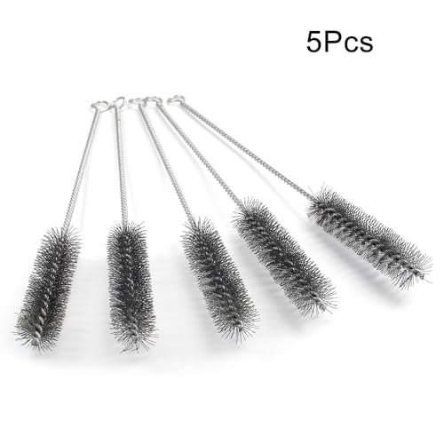 Utoolmart Wire Tube Brushes, 1.0-inch Diameter, 12-inch Long, 5pcs - color: 5pcs, size: 2.5cm
