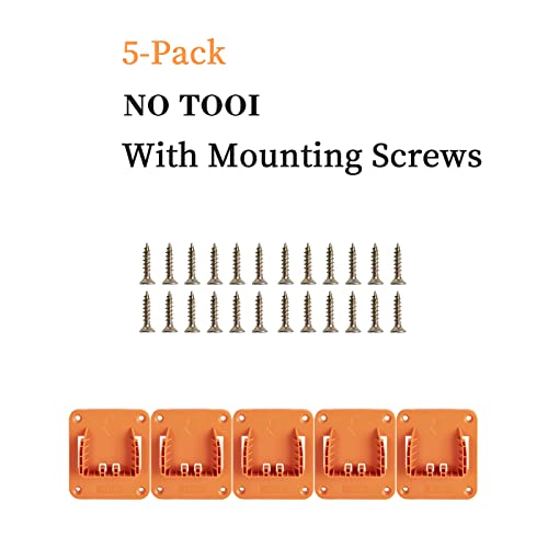 Tool Holder Compatible for Ridgid 18V Drill - size: 5 PACK，fit for R87004 18V Tool