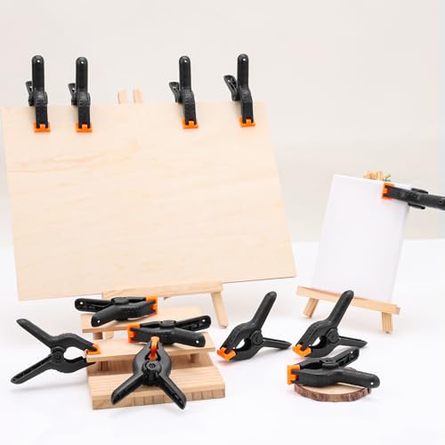 20 Pack 4.5 inch Plastic Spring Clamps, Backdrop Clips - size: 4.5in-20P