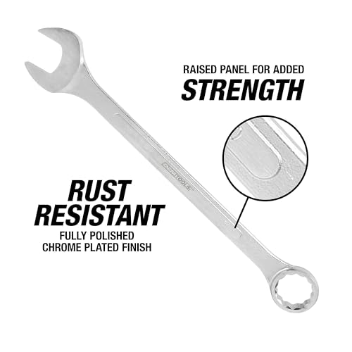 OEMTOOLS 8-PC 12 Pt. Metric Jumbo Combination Wrench Set 33mm-50mm - style: 8 piece metric (33-50 millimeter)