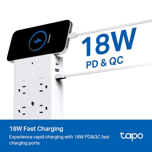 Tapo Smart Plug Outlet Extender, P306, 3 Individual Smart Outlets
