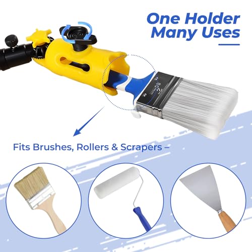 Upgraded Locking Design Multi-Angle Paint Brush Extender Holder
