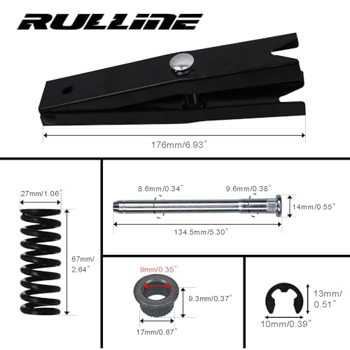 RULLINE Complete Door Hinge Repair Kit Compatible with Chevy GMC C/K - size: For 88-02 Chevy 19pcs
