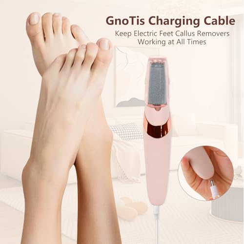 4.9FT Charger Cable for Flawless Pedicure Tool, for Finishing Touch Flawless Pedi, USB to DC Power Cable for Foot Callus Remover Tool Electric, Foot File Electric, Electric Callus Remover for Feet