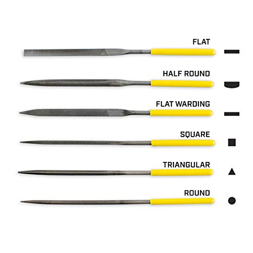 Otis Technology Pro Gunsmithing File Set, Black/Yellow, FG-934