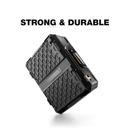 ToughBuilt StackTech 1 Drawer Tool Box, Stackable Organizer, 75 lb Capacity - size: Standard
