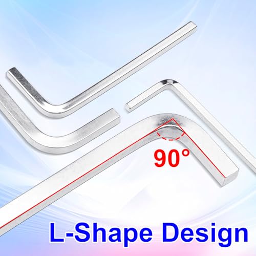Pndeyo 5pcs Square Head Wrench Set, L Shaped Square Key Screwdriver Kit, Chromium Vanadium Steel Square Head Allen Wrench for Pocket Hole Screws- 2.96mm 3.96mm 4.95mm 5.96mm 6.97mm - size: 2.96mm 3.96mm 4.95mm 5.96mm 6.97mm