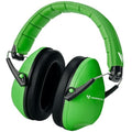 Kids Noise Canceling Headphones - 33 dB (2K Hz) - Ear Protection Earmuffs | Vanderfields' earmuffs protect child's hearing with certified noise-cancellation, soft ear cushions, and adjustable headband - color: Green