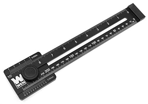 WEN ME251R 10-Inch Aluminum Offset Marking Gauge and Layout Tool with Laser-Etched Scale - style: Offset Marking Gauge