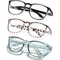 SQIMZAR Safety Glasses Goggles For Women Nurses Protective Eyewear,Anti Fog Safety Goggles - color: Leopard+blue+black