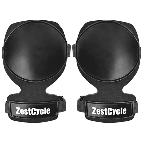 Tactical Knee Pads for Work, Hunting, Construction, Gardening, Paintball w/Foam Padding, Hard Shell & Adjustable Straps (Black) - color: Black