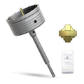 5" Concrete Hole Saw,125mm Masonry Hole Saw, with 220mm SDS Plus Shank Connecting Rod for Concrete Brick Cement Stone Wall Drilling Home Improvement - size: （5" 125mm)