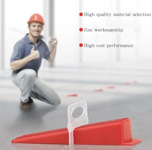 Tile Leveling System Tiles Leveler Spacers - Lippage free tile and stone installation for PRO and DIY - Leveling Spacer Clips Tile Leveling System Clips - DIY Tiles Leveler Spacers. (2000, 1/8") - size: 1/8"