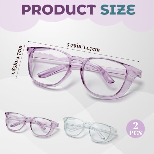 Safety Glasses for Women Anti-Fog Goggles Clear Protective Eyewear